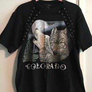 Furst of its kind Colorado wolf shirt